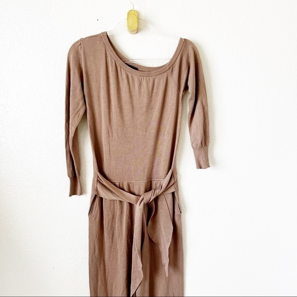 MAJORELLE Tan One-Shoulder Jumpsuit - Picture 3 of 14